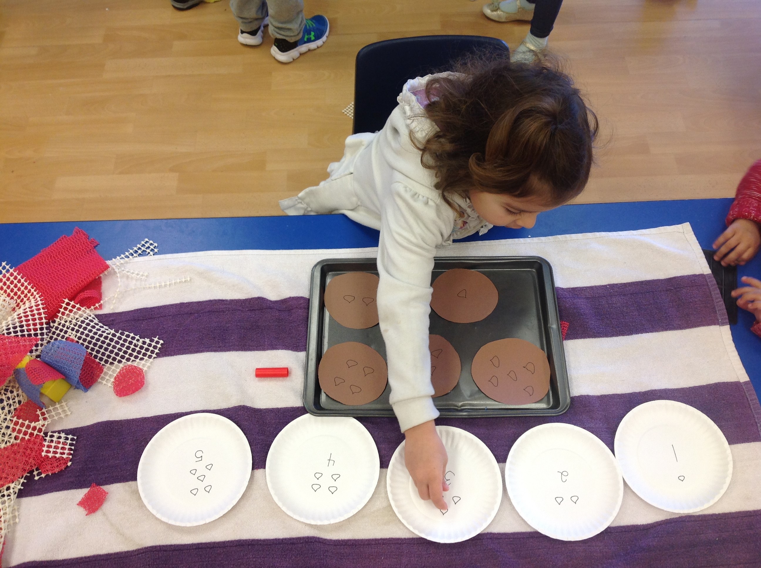 making pancakes